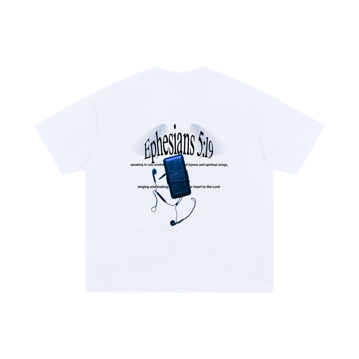 BLUE EPHESIANS 5 OVERSIZED TEE