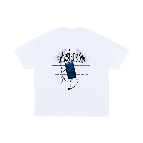 BLUE EPHESIANS 5 OVERSIZED TEE