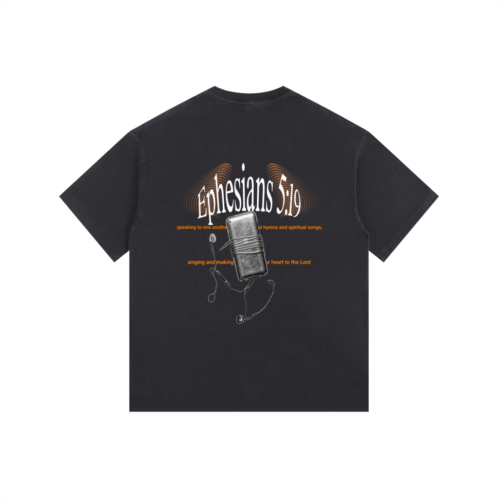 ORANGE EPHESIANS 5 OVERSIZED TEE