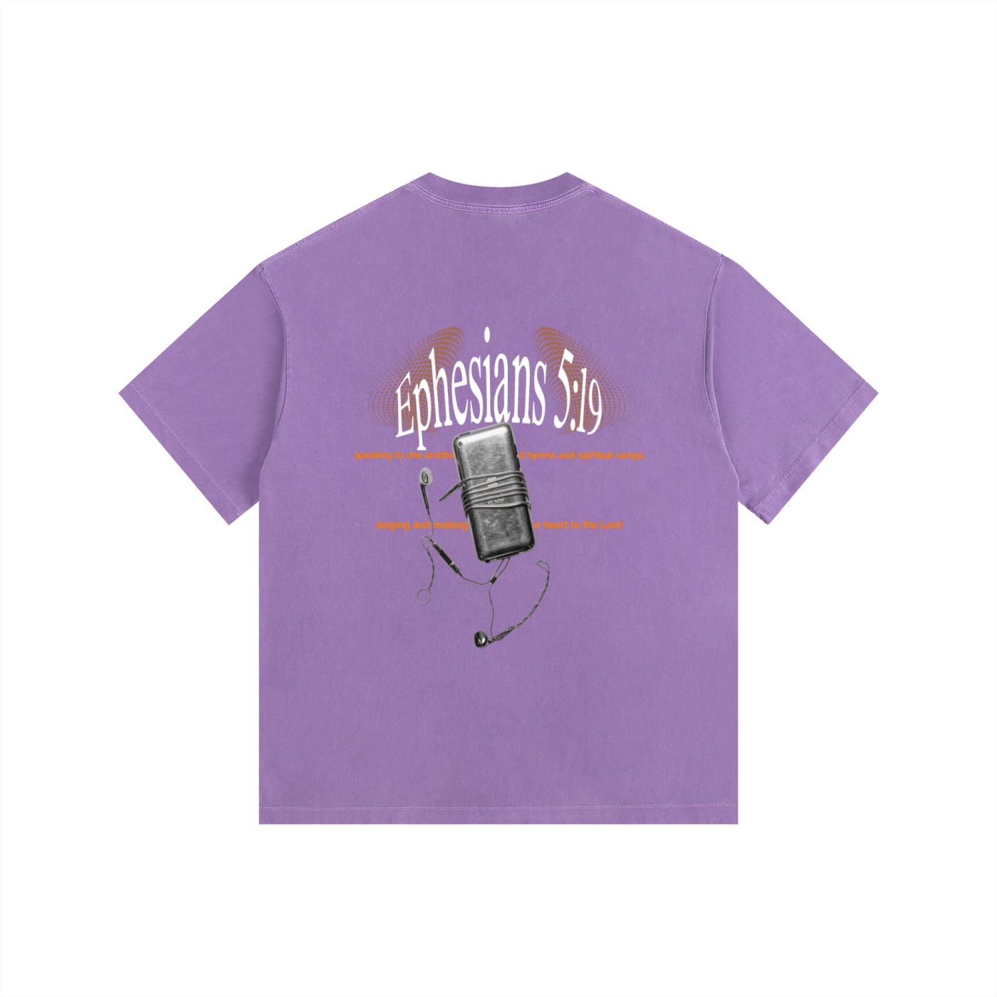 PURPLE EPHESIANS 5 OVERSIZED TEE