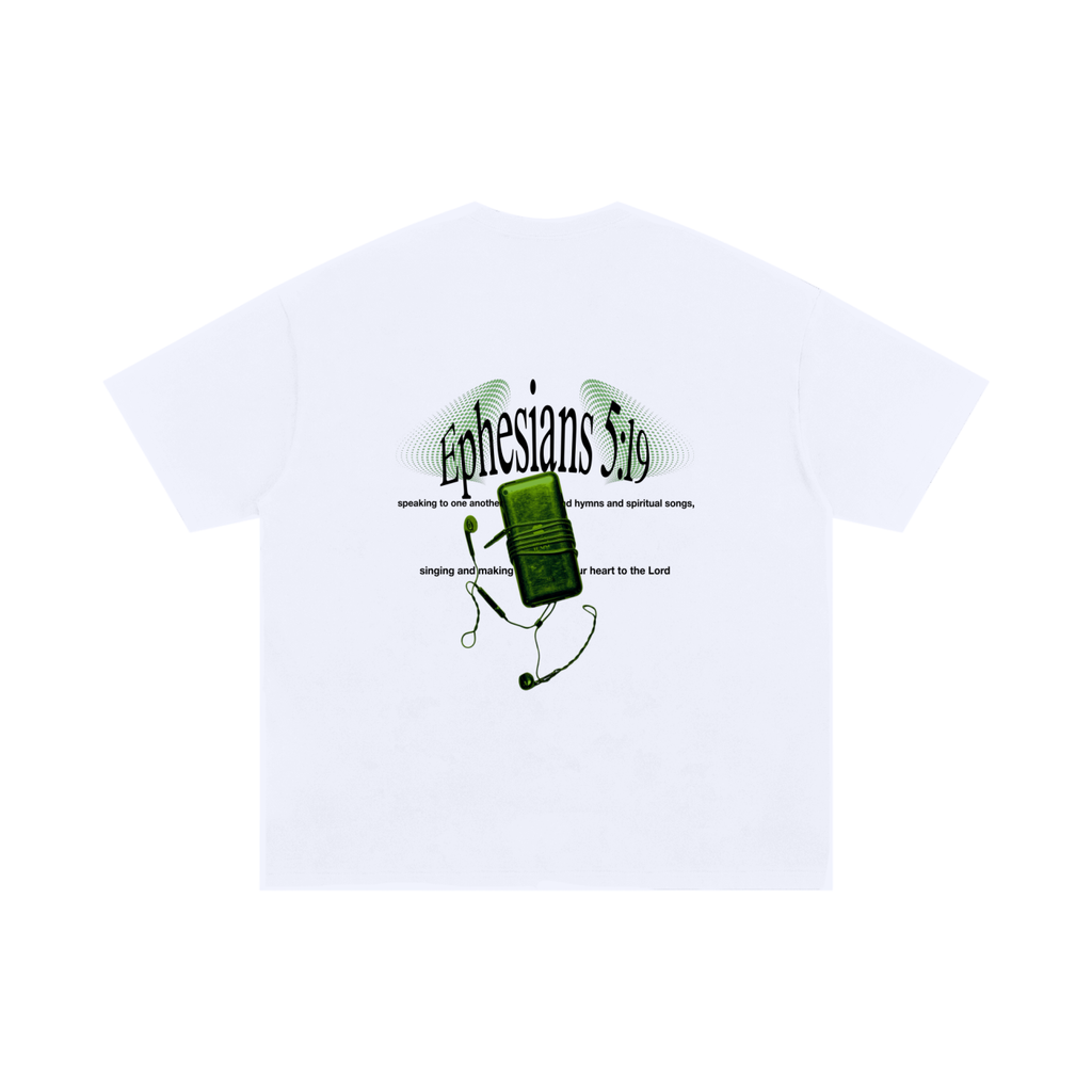GREEN EPHESIANS 5 OVERSIZED TEE