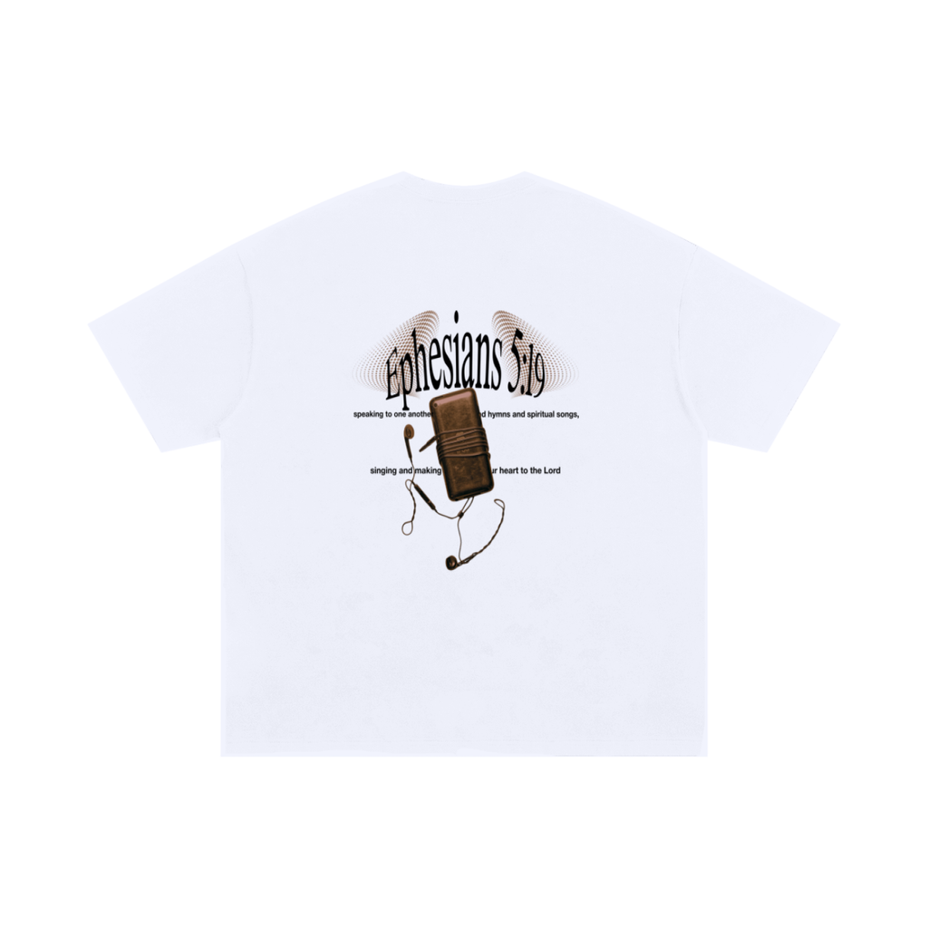 BROWN EPHESIANS 5 OVERSIZED TEE